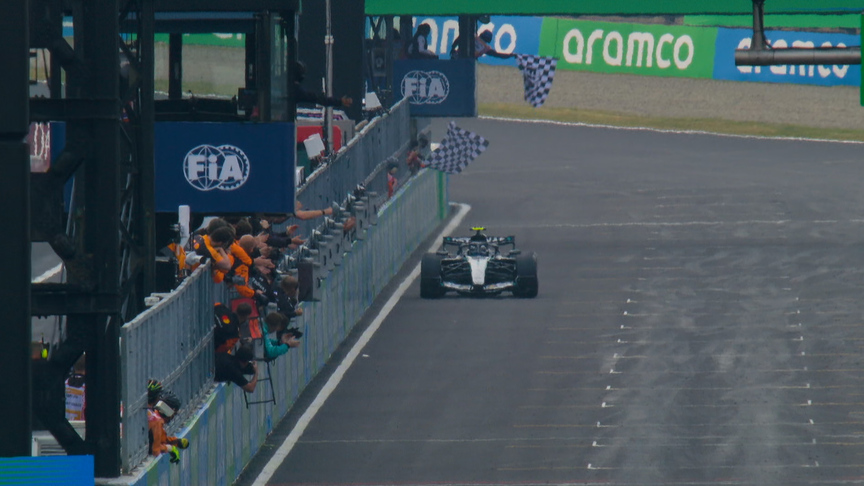 2026 Japanese Grand Prix: Antonelli crosses the line to take his second career victory