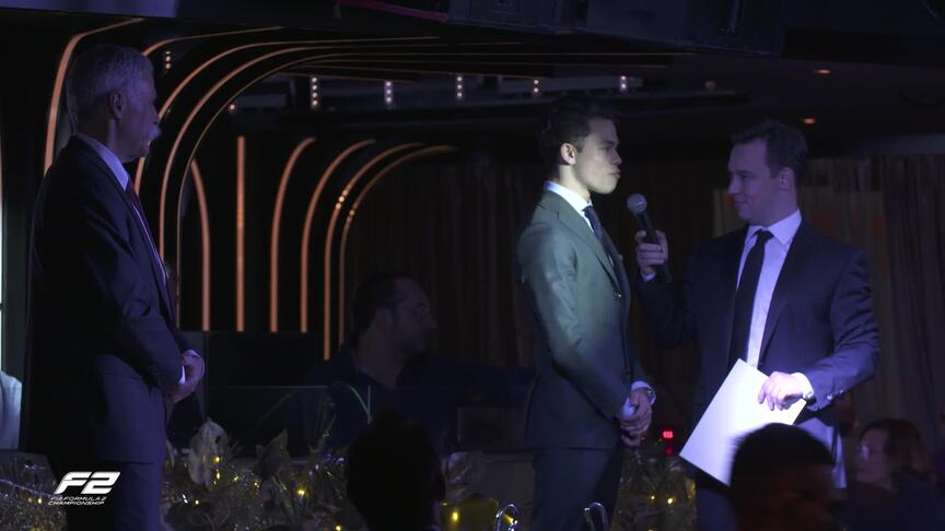 F2 Awards: Nyck de Vries receives F2 Champion's trophy