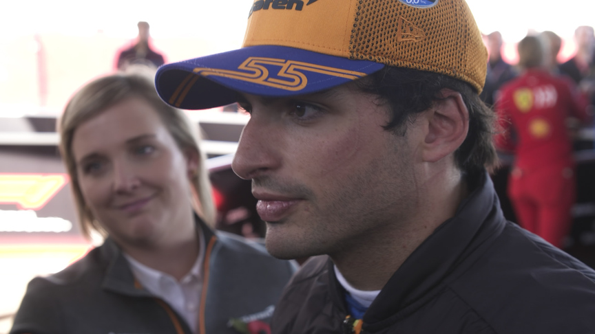 Carlos Sainz: A 'very good day for me' but anything could happen tomorrow
