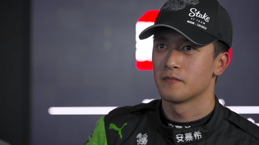 Zhou: 'The track is a lot more grippy'