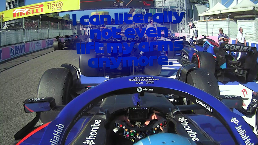 2022 Italian Grand Prix: Williams mechanics help exhausted Nyck de Vries out of the car after his points-scoring F1 debut