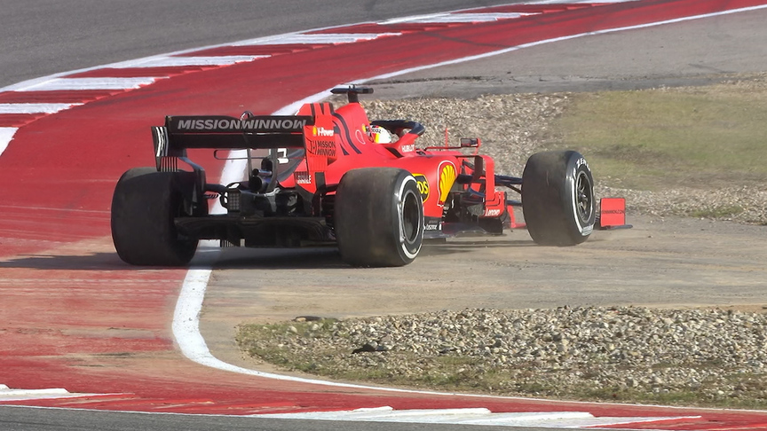 FP2: Unlucky Turn 13 for Vettel, as he loses his Ferrari