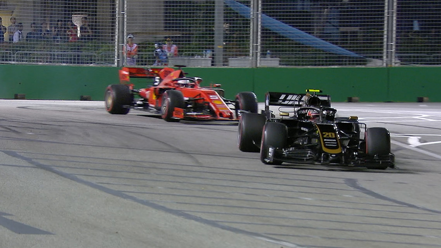 FP2: Vettel less than impressed with 'sleeping' Magnussen