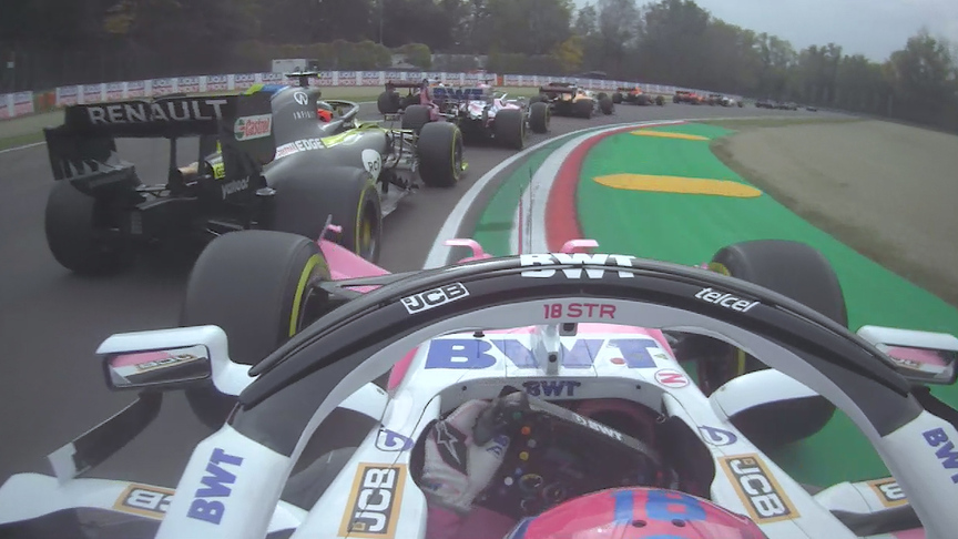 Emilia Romagna Grand Prix 2020: First lap onboards