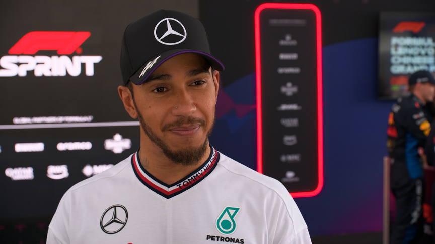 ‘The best race I’ve had in a long time’ – Hamilton beaming after P2 in the Sprint