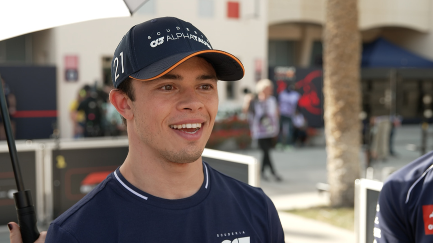 Nyck de Vries feeling 'at home' in F1 after Bahrain testing