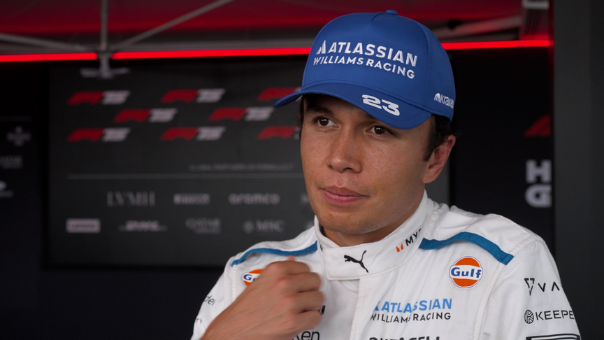 Albon: 'I'm not overly worried' after car went slower in FP2