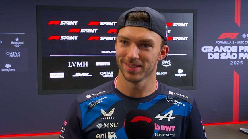 ‘It’s been a while so extremely happy’ – Gasly on his points finish in the Sprint