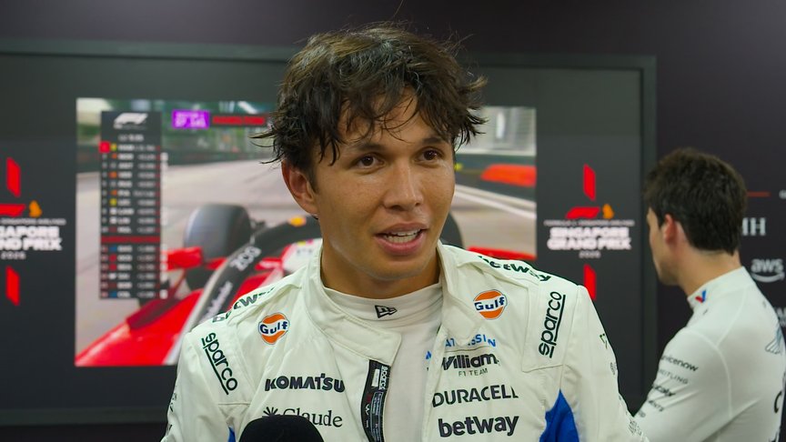 P18 Albon: ‘I got the most out of it, it’s just there was no pace’