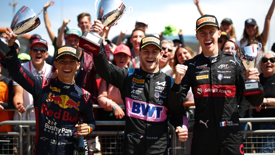 Road to F1: The best F2 & F3 action from Silverstone