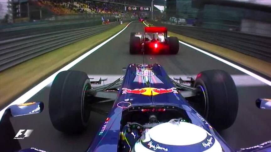 Classic Onboard: Vettel and Hamilton's pit lane battle