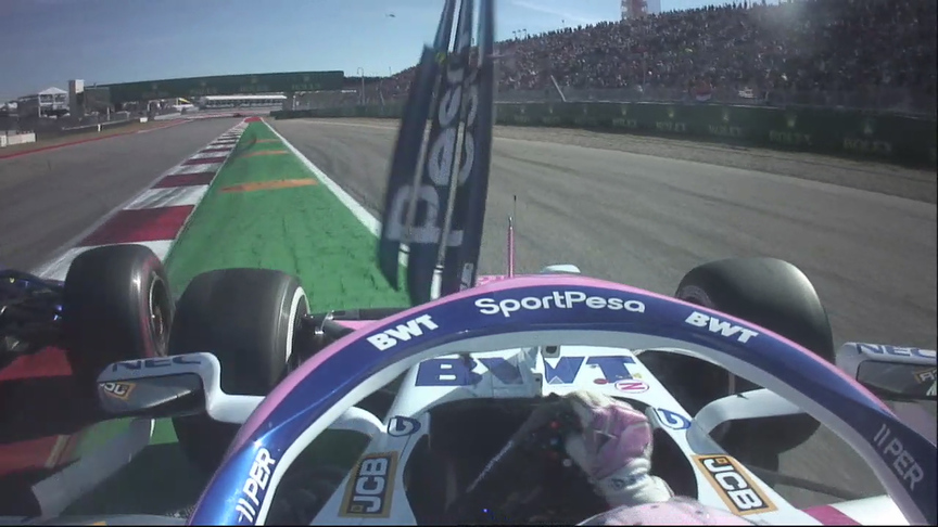 US GP: Kvyat and Perez collide on last lap in Austin