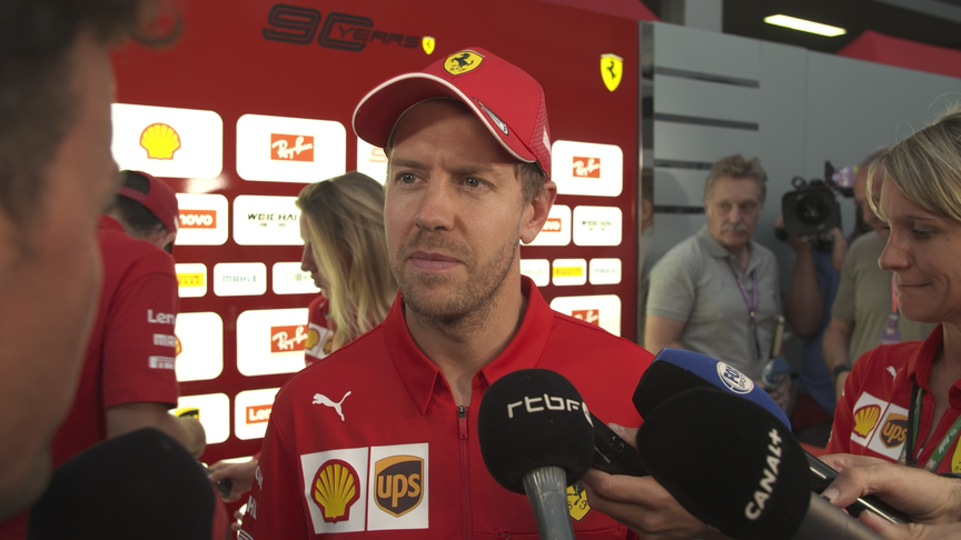 Sebastian Vettel: Today was 'a bit strange...but we can improve' for qualifying