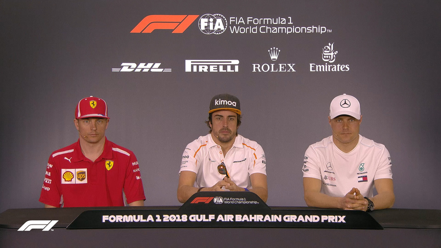F1 Press Conference Bahrain