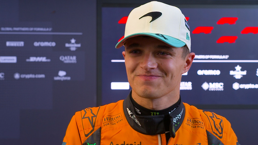 ‘A bit more stressful than I would have liked’ – Norris on his pole in Sao Paulo