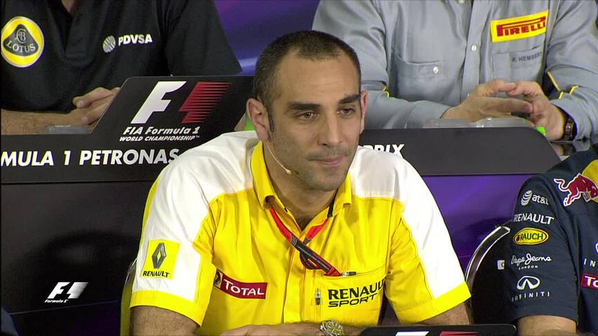 Red Bull and Renault address the Press