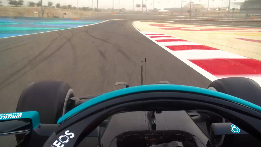 TESTING DAY 1: Onboard with Lewis Hamilton in Sakhir