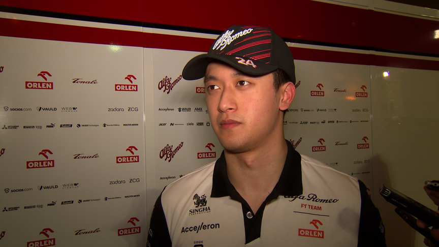  Zhou Guanyu pleased with Alfa Romeo's progress since Barcelona