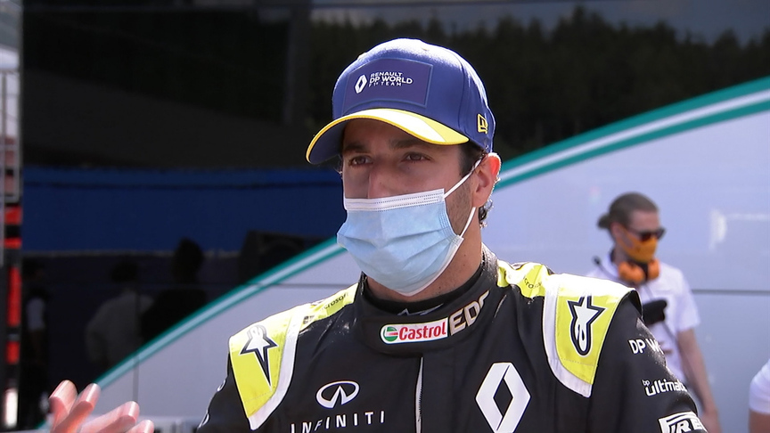 Daniel Ricciardo: 'A bit unlucky in the last run'