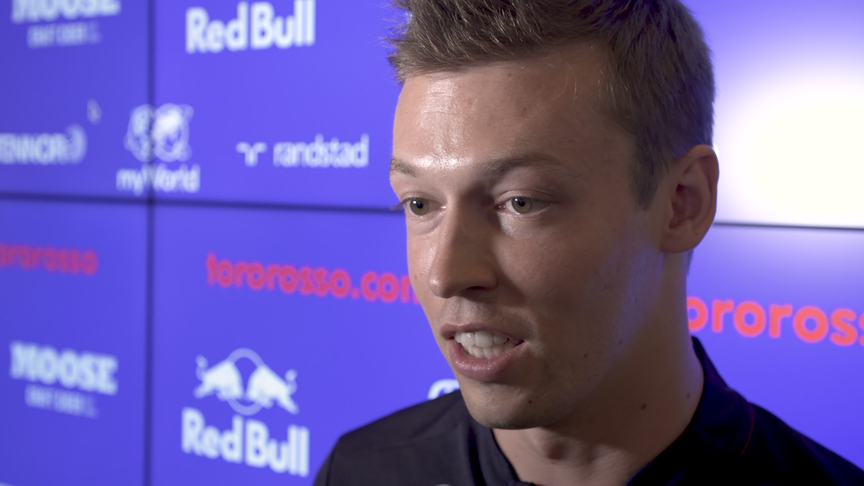 Daniil Kvyat: Interesting to have someone new in the garage