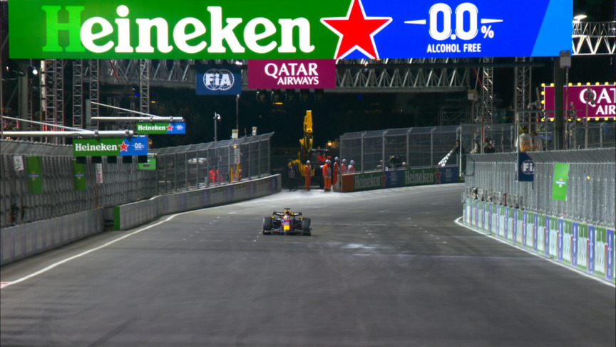 2023 Las Vegas Grand Prix: Verstappen crosses the line to win the first race at the all-new Strip Circuit