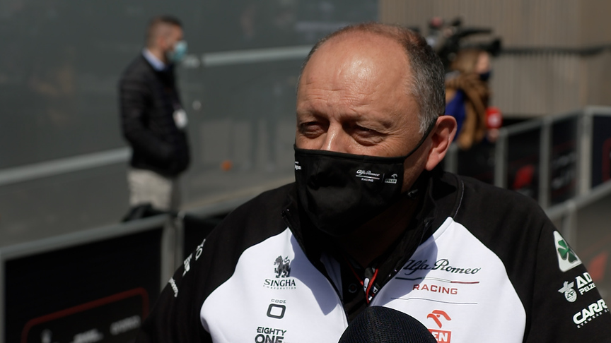 Frederic Vasseur says Alfa Romeo have made ‘a good step forward’