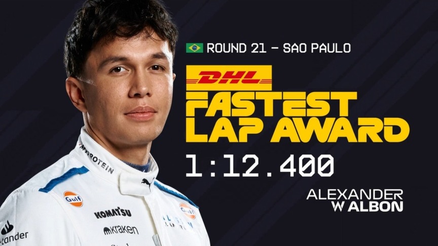 DHL Fastest Lap Award – 2025 Sao Paulo Grand Prix