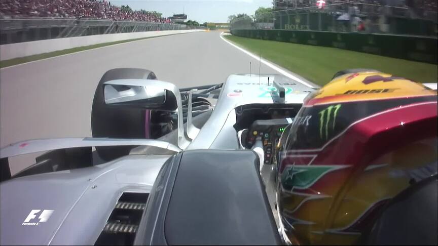 Onboard pole position lap - Lewis Hamilton, Canada 2017