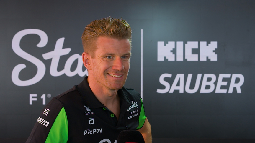 'We're growing as a team' - Hulkenberg impressed by Kick Sauber 'turning things around' in 2025