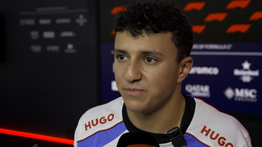 ‘We’re not as fast as we look,’ insists Hadjar after taking P2 in second practice