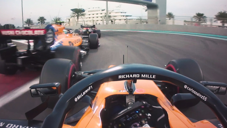 Abu Dhabi GP: Albon, Norris and Sainz battle for P5