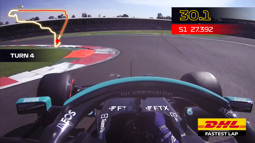 Valtteri Bottas takes DHL Fastest Lap Award at 2021 Mexico City Grand Prix