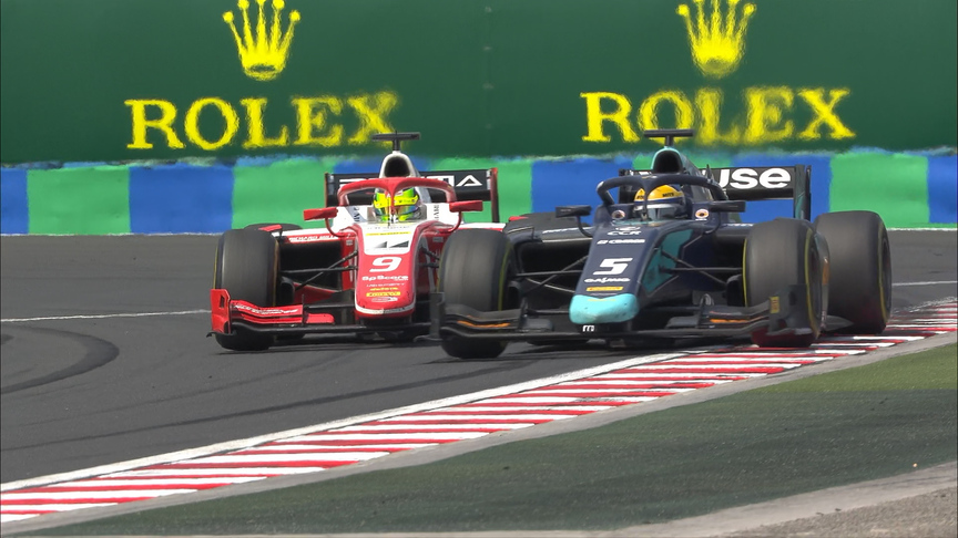 F2 2019 Round 8: Hungary feature race highlights