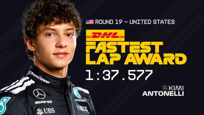 DHL Fastest Lap Award – 2025 United States Grand Prix
