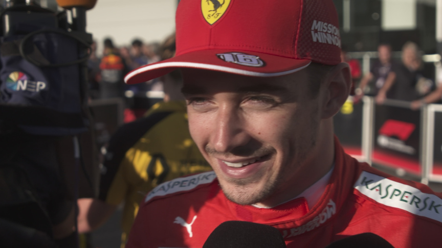 Charles Leclerc: 'I understeered and had contact with Max'