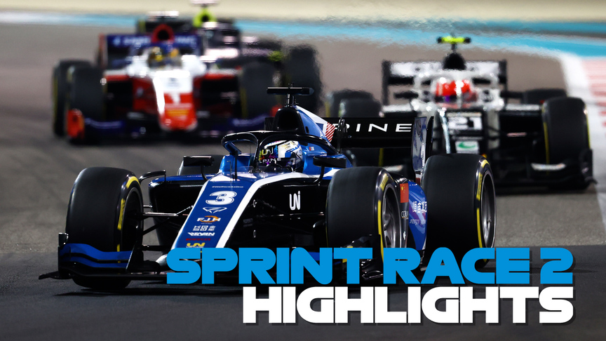 Formula 2 Highlights: 2021 Abu Dhabi GP Sprint Race 2