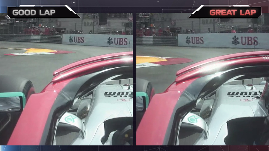 Good vs. Great: Two laps of Monaco with Lewis Hamilton compared