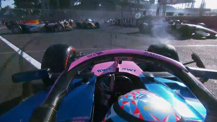 2026 Azerbaijan Grand Prix: Chaos on the restart as the Alpines and Norris crash out
