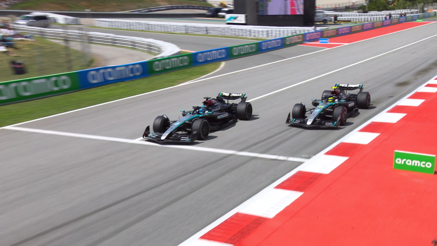 2024 Spanish Grand Prix: Hamilton passes Russell for final podium place