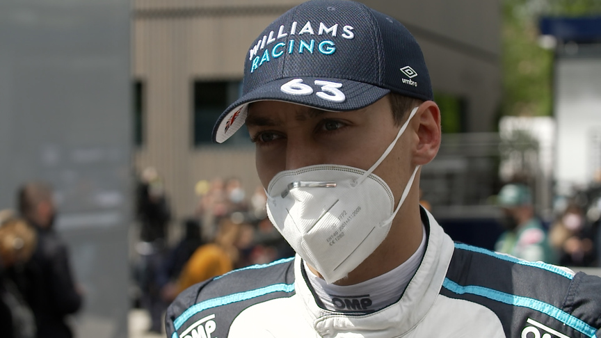 George Russell feels 'in a good place' after qualifying at Imola