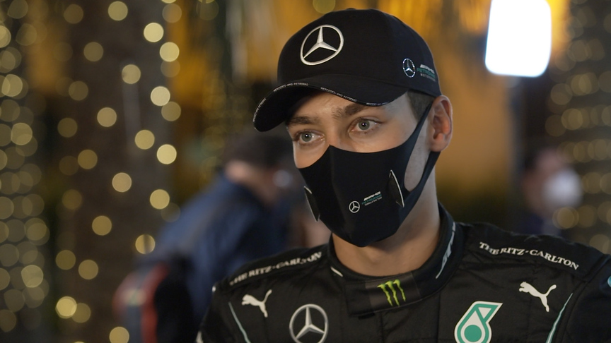 P2 George Russell needs to 'relax' before Sakhir Grand Prix