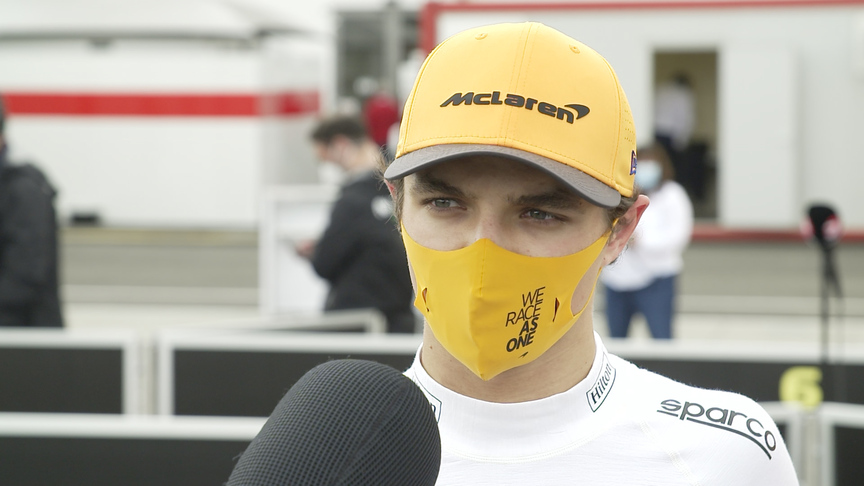P8 is not a 'glorious' position but we're not disappointed, says Lando Norris