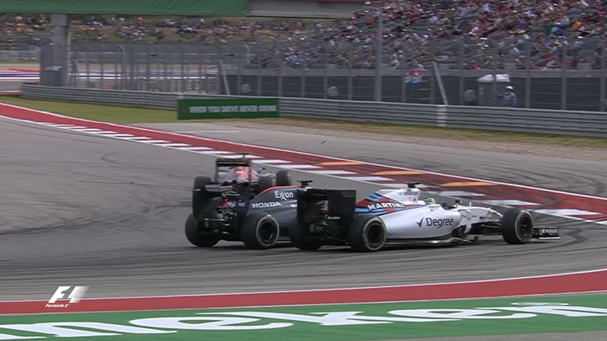 Race: Alonso and Massa collide in the closing stages
