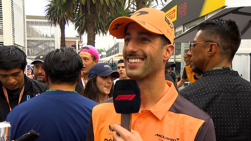 ‘This place is wild!’ – Ricciardo revels in atmosphere at the Autodromo Hermanos Rodriguez