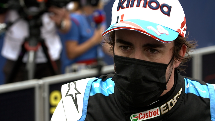 P8 Fernando Alonso 'came alive' with hard tyres in French GP