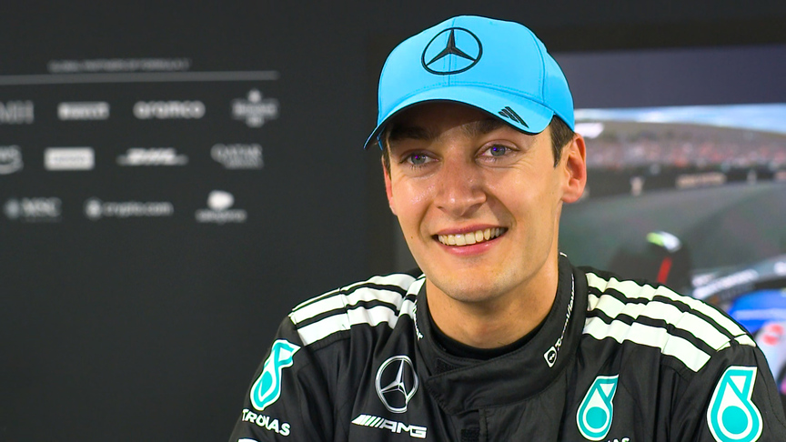 ‘In the rain it’s anybody’s game’ – Russell ready for wet conditions in Sunday’s Grand Prix