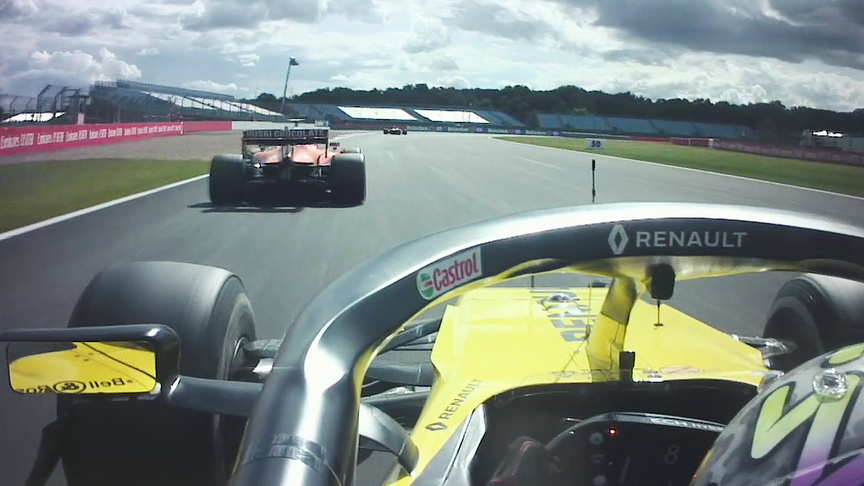 Great Britain 2020: Ricciardo's amazing pass on Norris