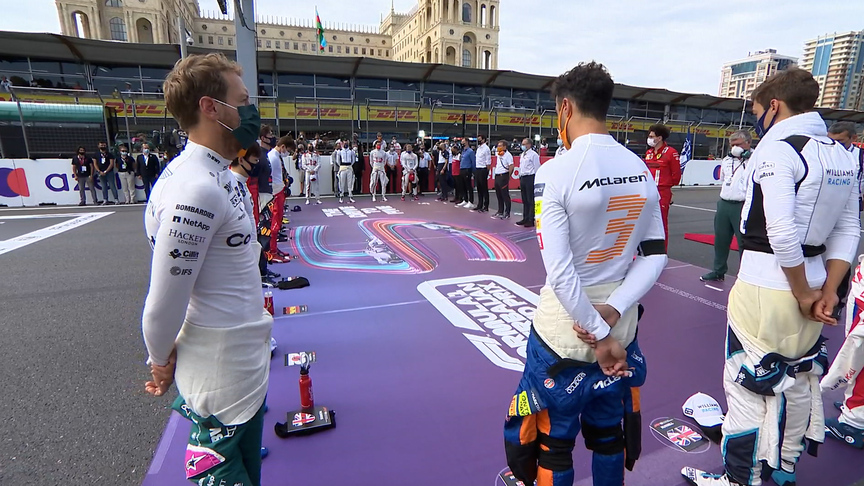 2021 Azerbaijan Grand Prix: Formula 1 pays its respects to Max Mosley and Mansour Ojjeh with a minute's silence