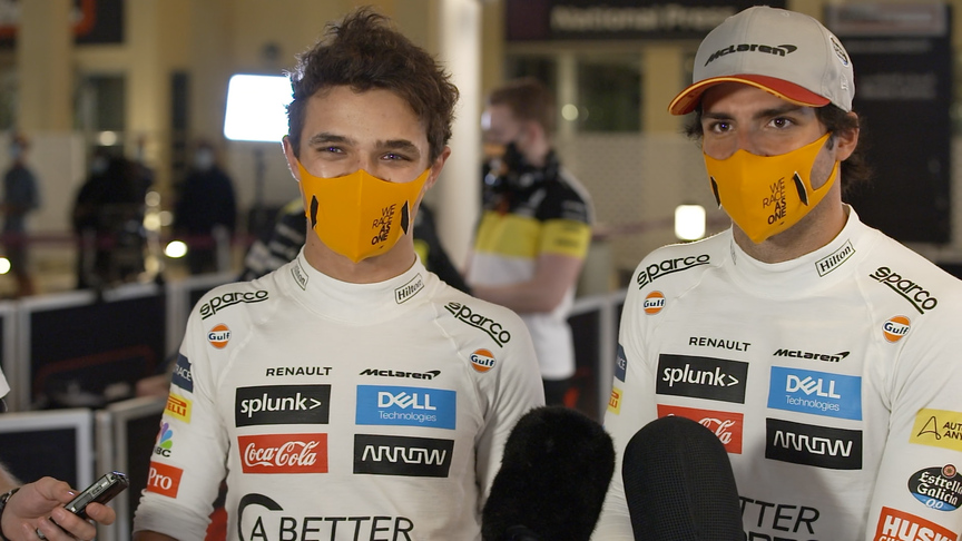 Norris and Sainz still planning 'carlando content' for 2021 season