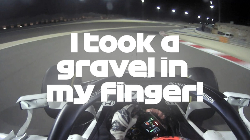 2020 Sakhir Grand Prix FP2: Gasly’s finger injured by flying gravel